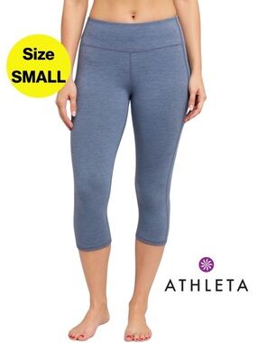ATHLETA 🩶 “Elation Space Dye 7/8 Tight” Athleisure Leggings (Women’s Size Small)